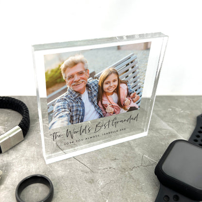 Personalised Any Message & Photo Crystal Token