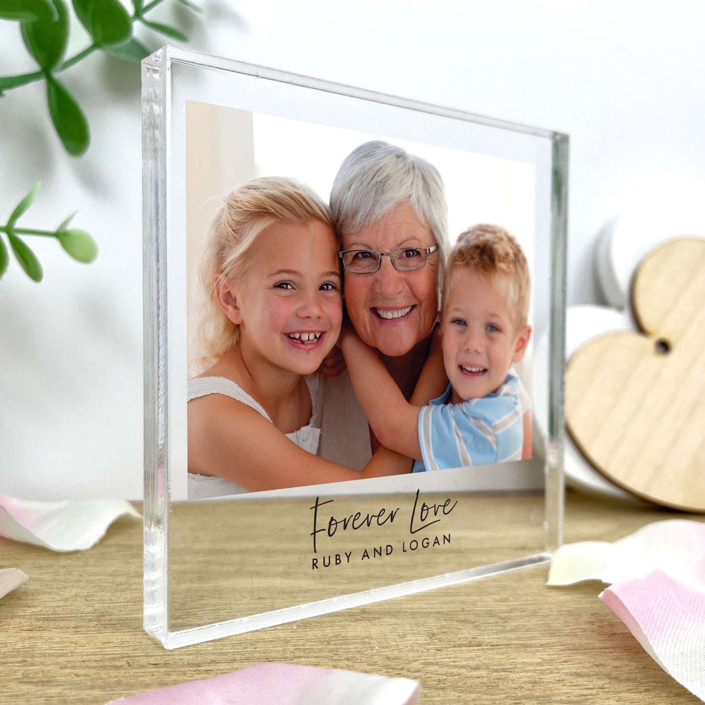 Personalised Any Message & Photo Crystal Token