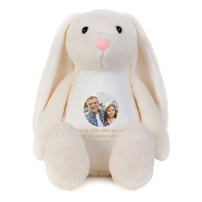 Personalised Photo Comfort Keepsake Bunny - Cream