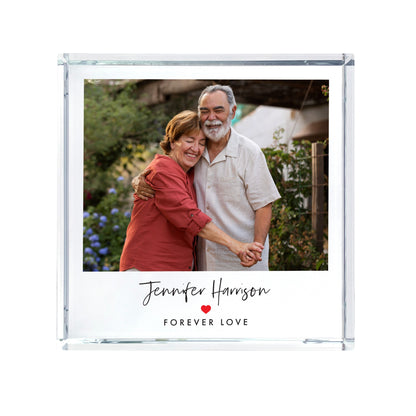 Personalised Photo Memorial Crystal Token