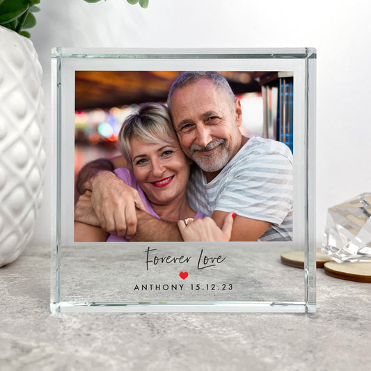 Personalised Photo Memorial Crystal Token