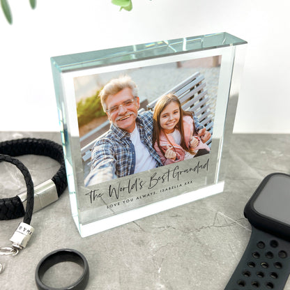 Personalised Any Message & Photo Crystal Token