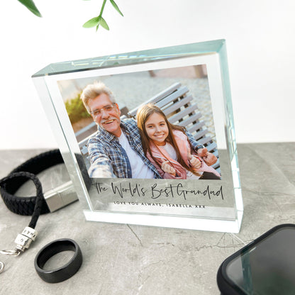 Personalised Any Message & Photo Crystal Token