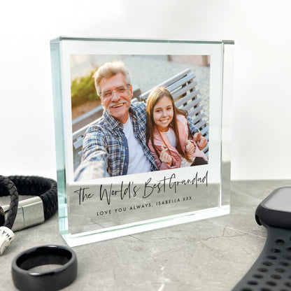 Personalised Any Message & Photo Crystal Token