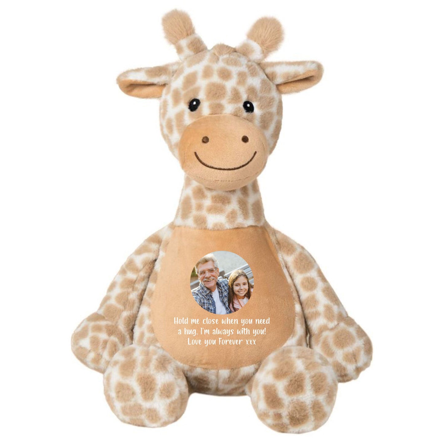 Personalised Photo Comfort Keepsake Giraffe