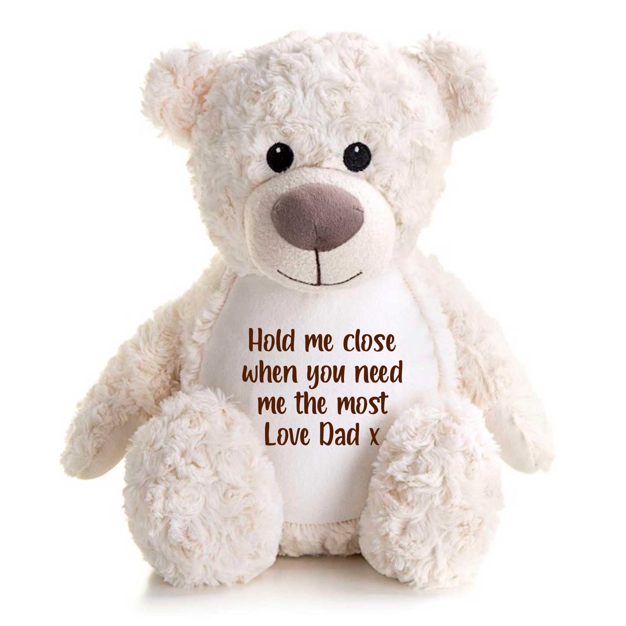 Personalised Record A Voice Teddy Bear Cream