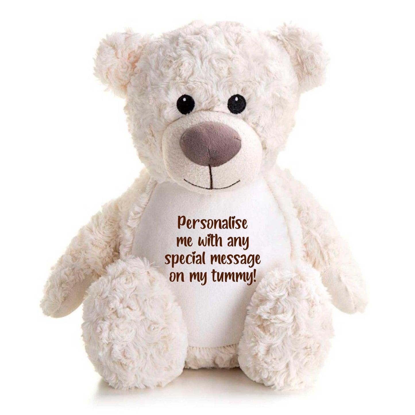 Personalised Record-A-Voice Teddy Bear - Cream