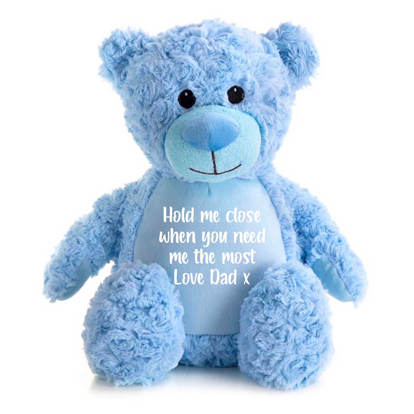 Personalised Ashes Keepsake Memory Bear - Blue