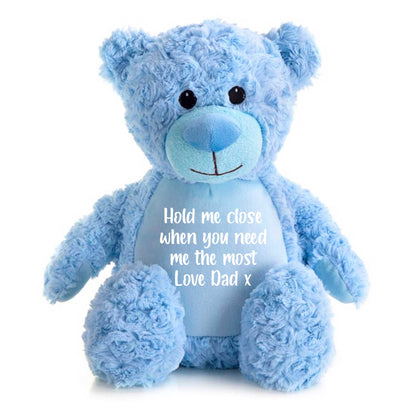 Personalised Record-A-Voice Teddy Bear - Blue