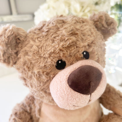 Personalised Photo Comfort Keepsake Bear - Light Brown