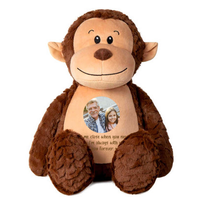 Personalised Photo Comfort Keepsake Monkey