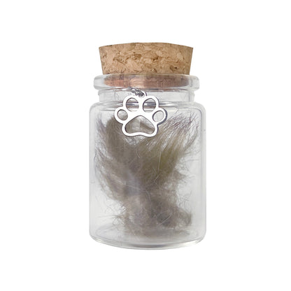 Pet Fur & Hair Keepsake Bottle