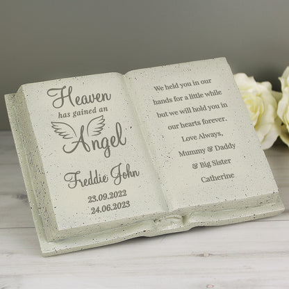 Personalised Little Angel Memorial Book