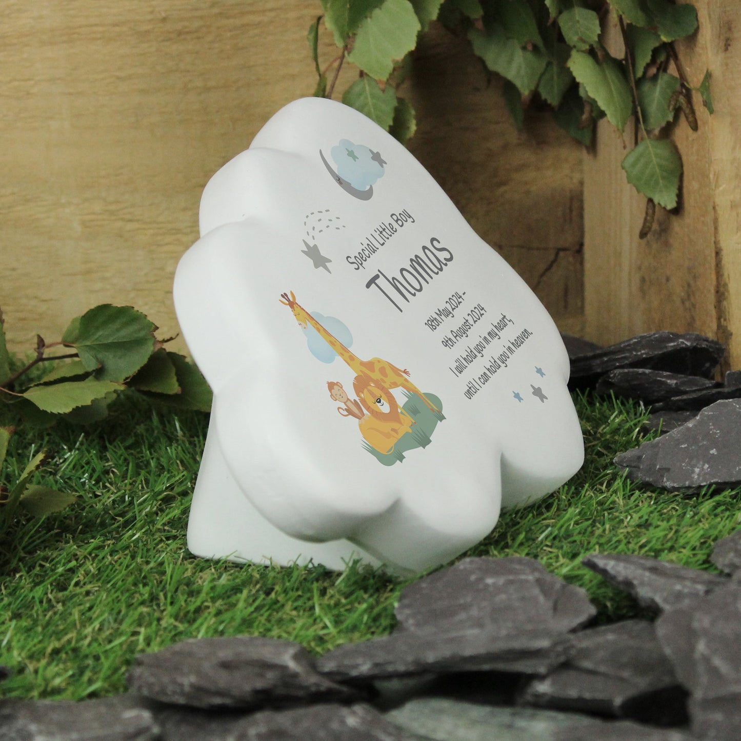 Personalised Animal Resin Memorial Cloud