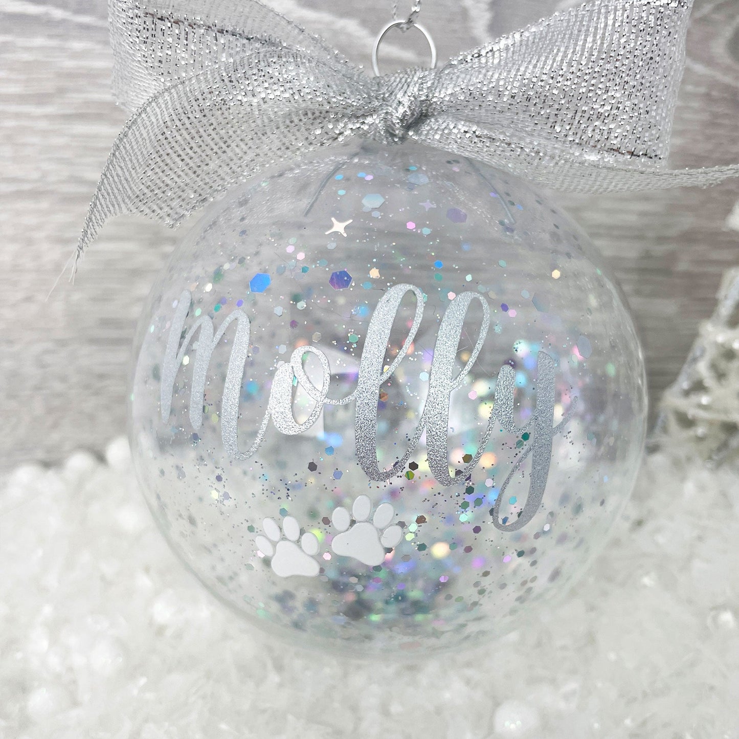 Personalised Sparkle Pet Bauble