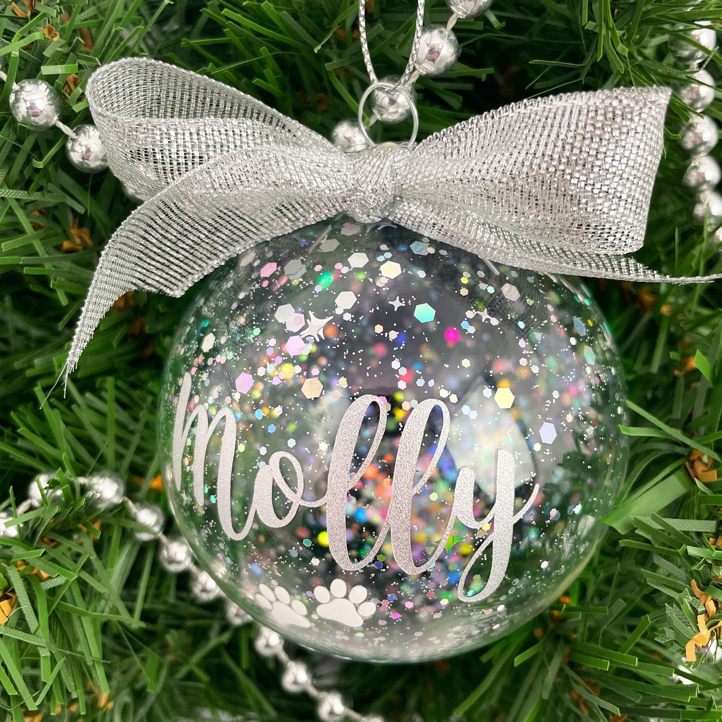 Personalised Sparkle Pet Bauble