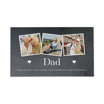 Personalised Photo Memorial Slate Grave Marker 25 x 15cm