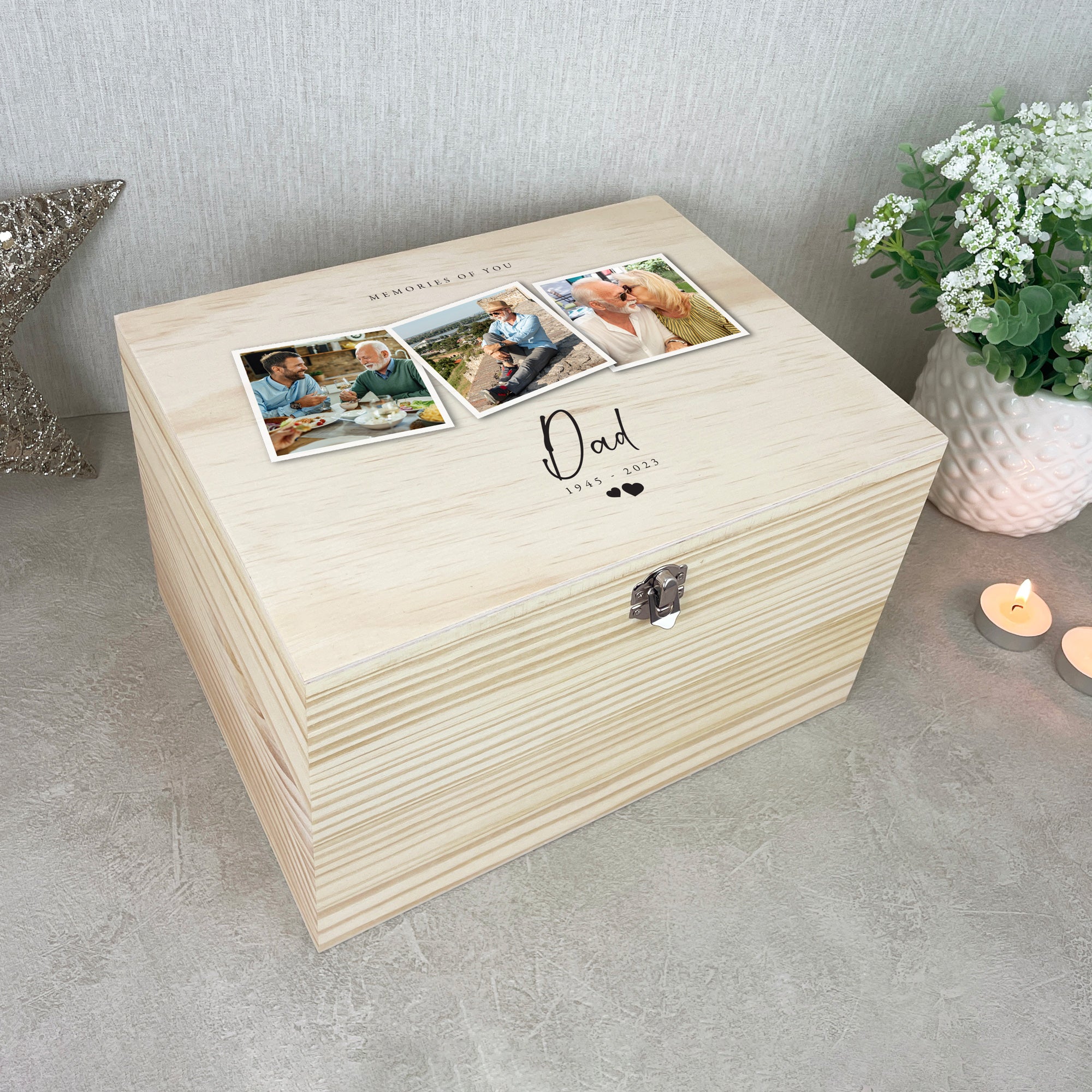 Wooden orders Keepsake Box