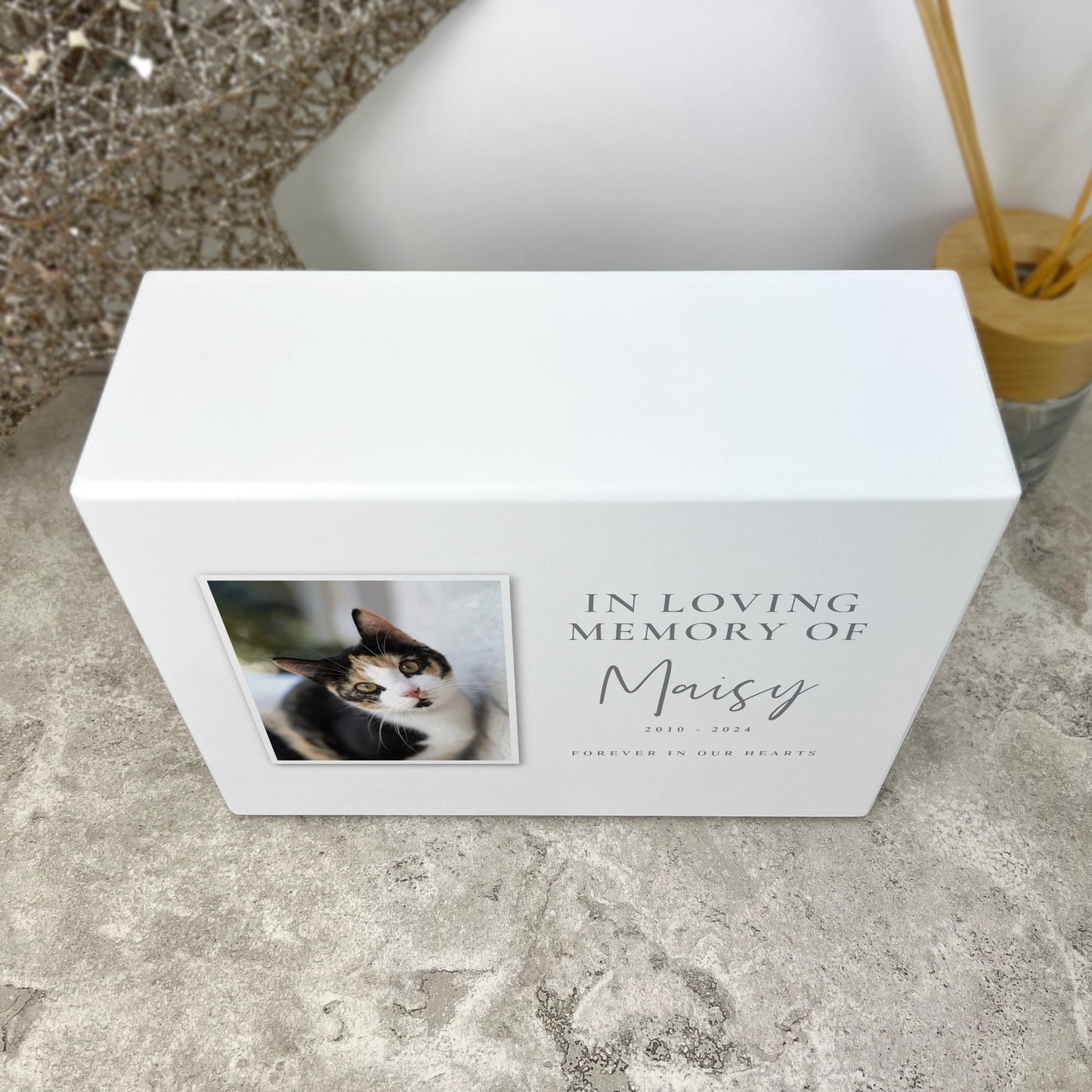 Personalised In Loving Memory Photo Cremation Urn For Pets Ashes | 1.09 Litres