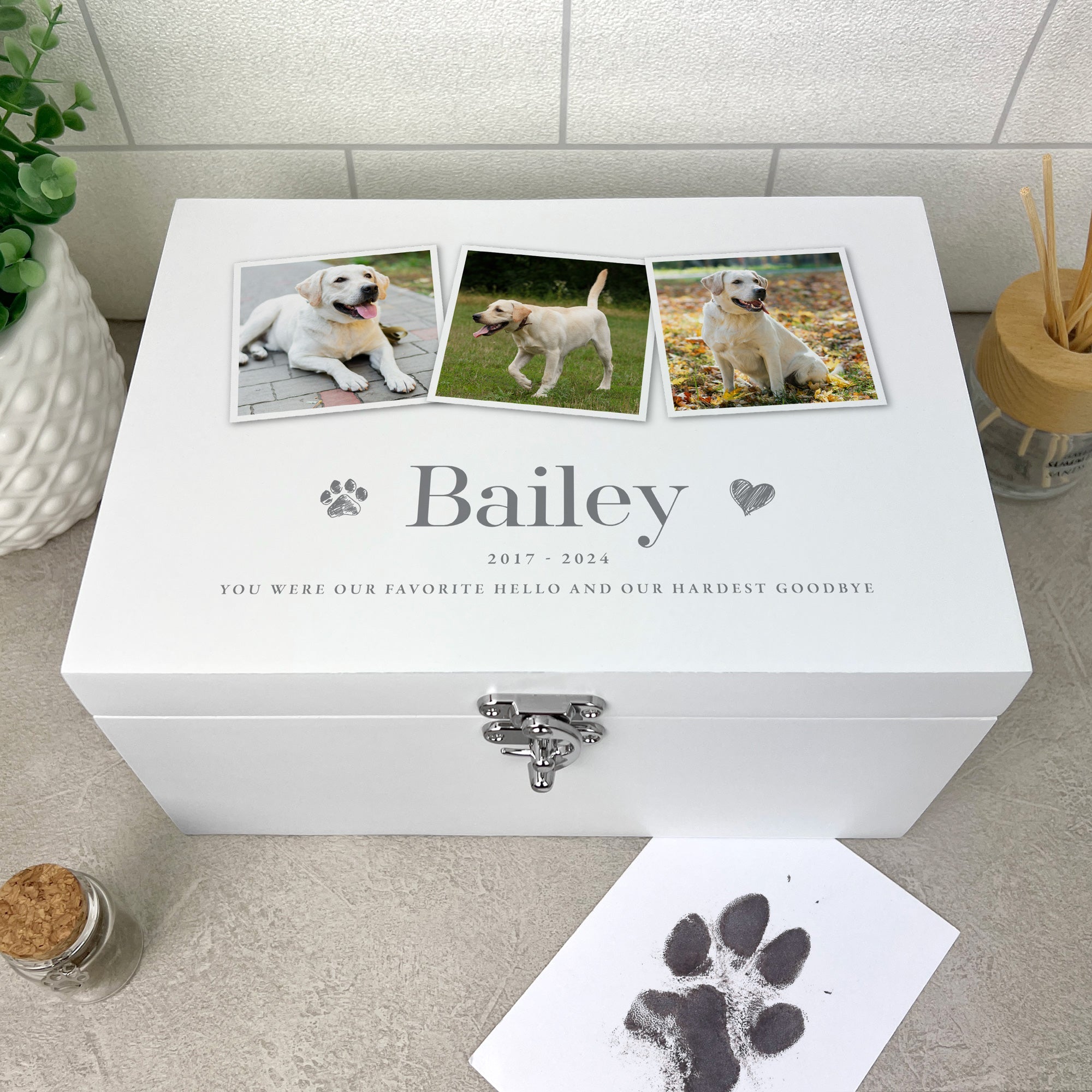 Dog memorial keepsakes best sale