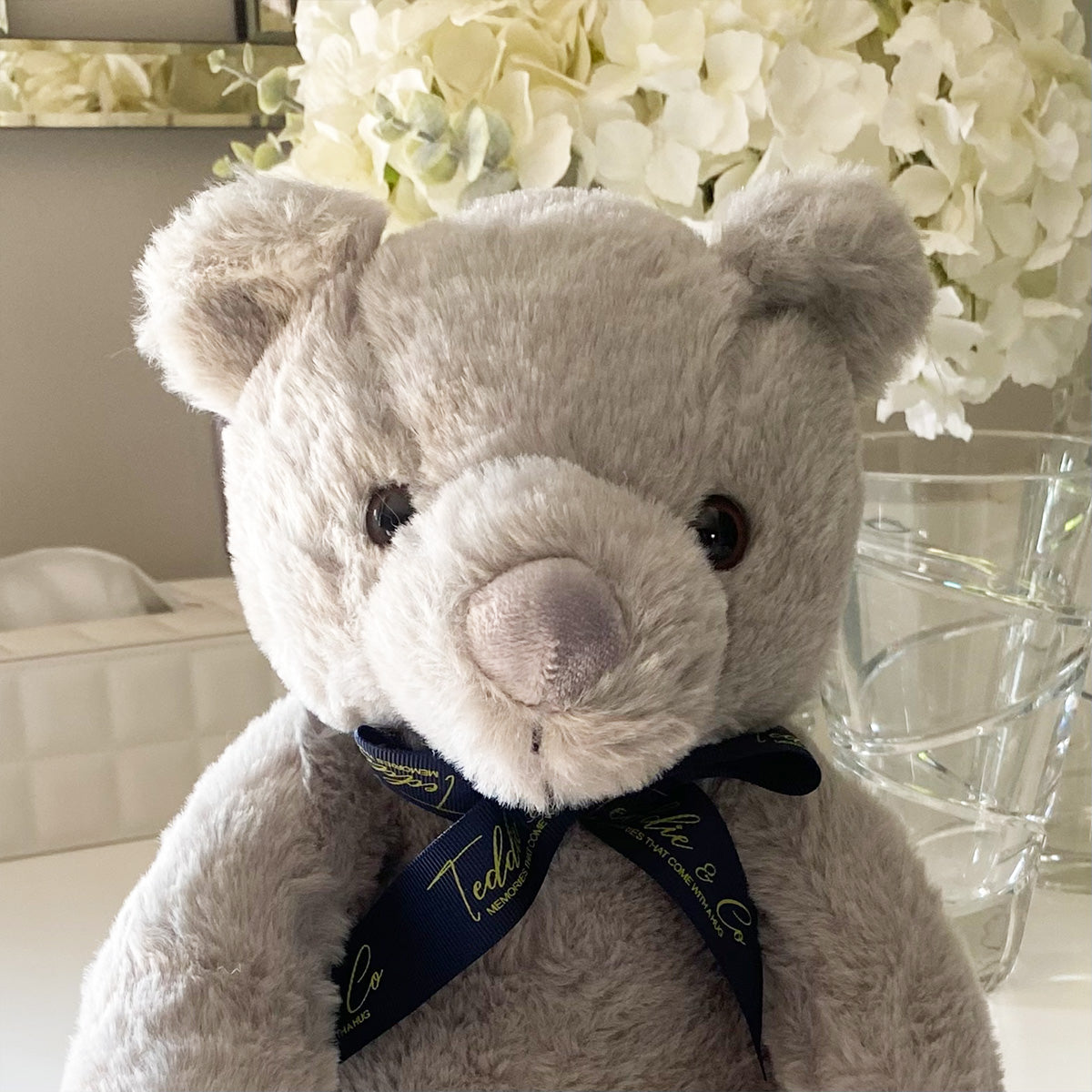 Teddy bear with voice recording of loved one on sale