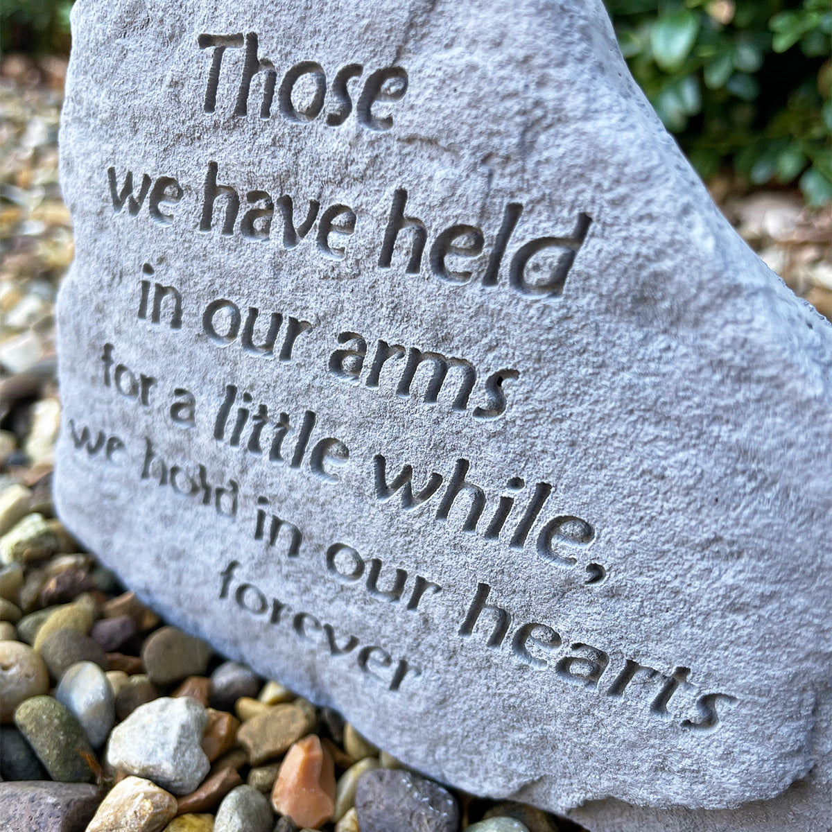 Memorial Cast Stone - Those we Have Held