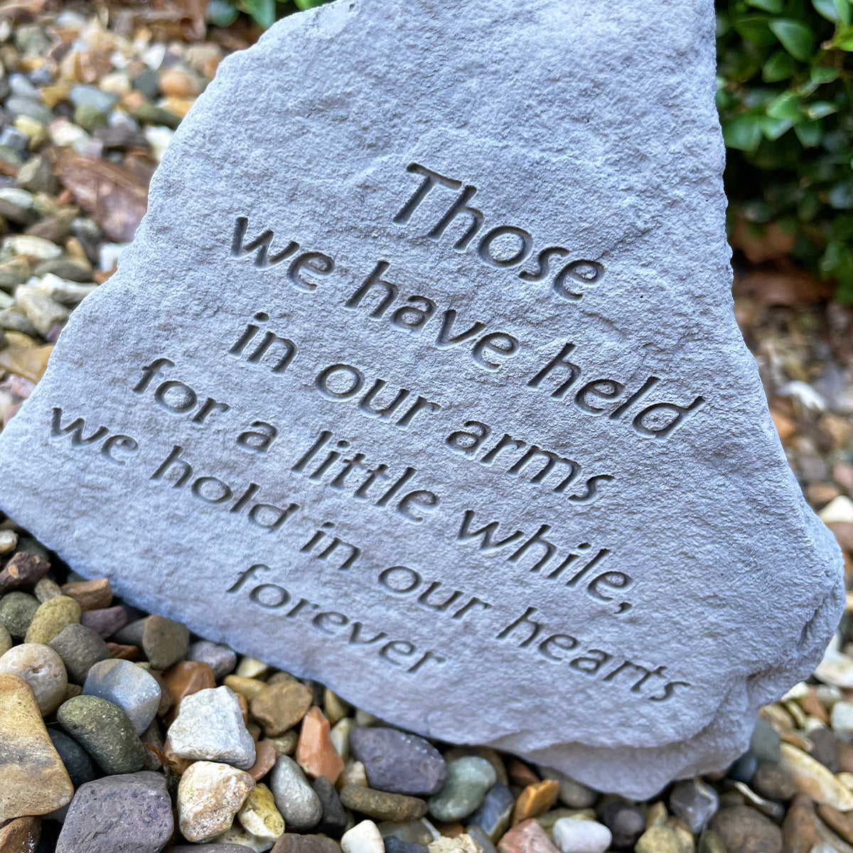 Memorial Cast Stone - Those we Have Held