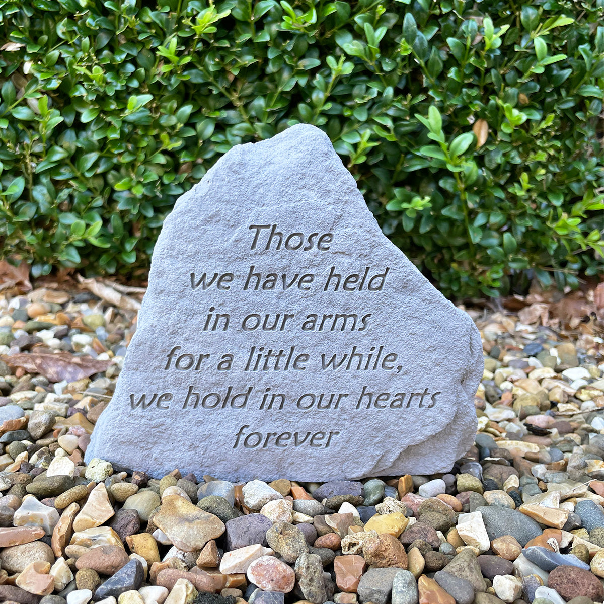 Memorial Cast Stone - Those we Have Held