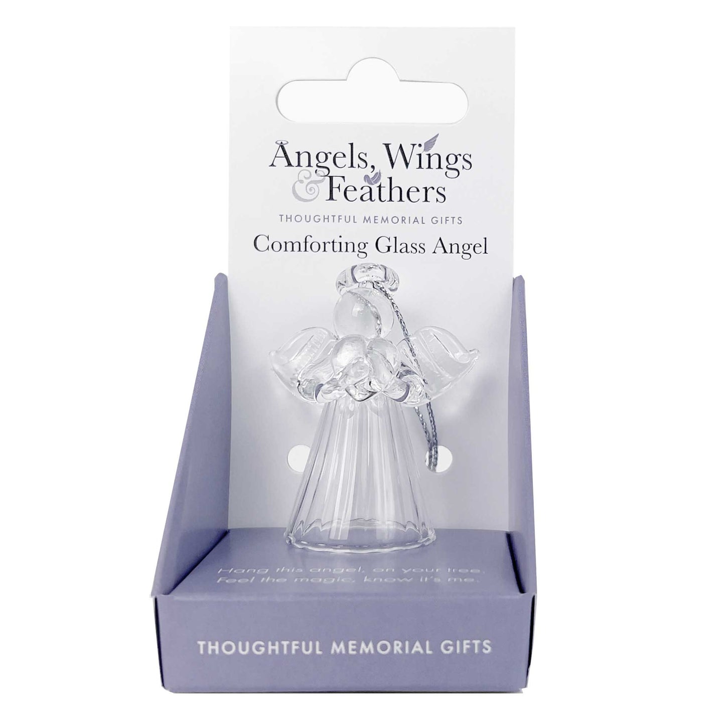 Angels, Wings & Feathers Glass Angel Hanging Ornament