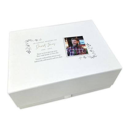 Personalised One Photo Keepsake Memory Box