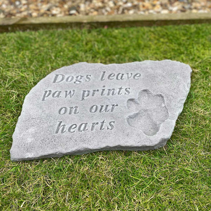 Large Outdoor Dog Memorial Stone