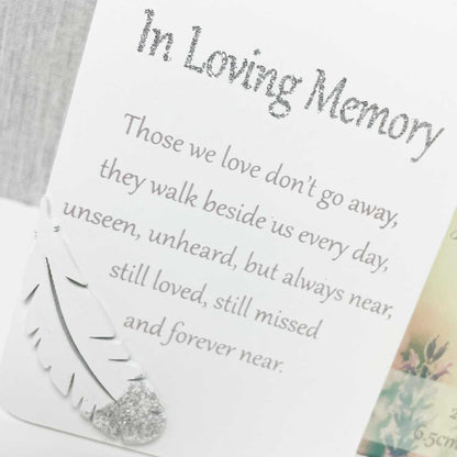 White Wooden Sentimental Memorial Photo Frame - In Loving Memory