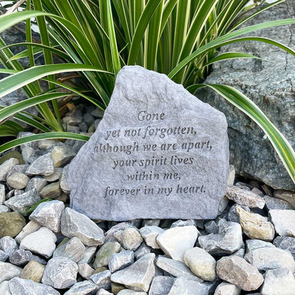 'Gone Yet Not Forgotten' Outdoor Memorial Stone