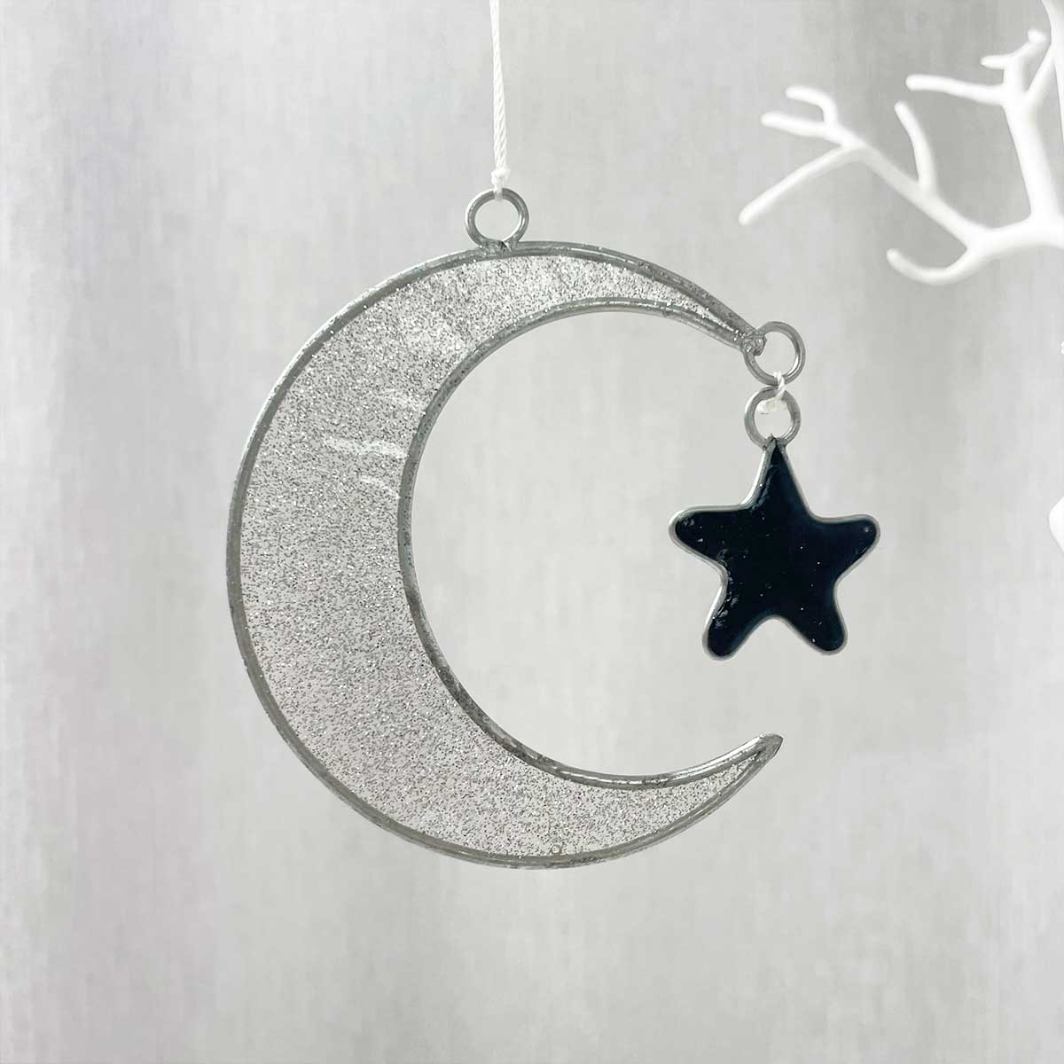 Mystical Crescent Moon Suncatcher