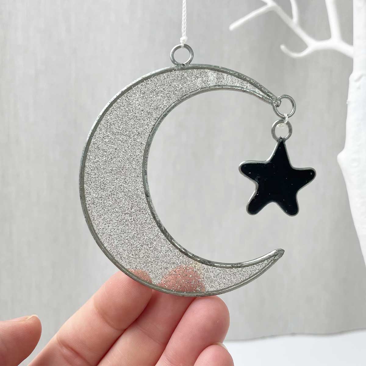 Mystical Crescent Moon Suncatcher