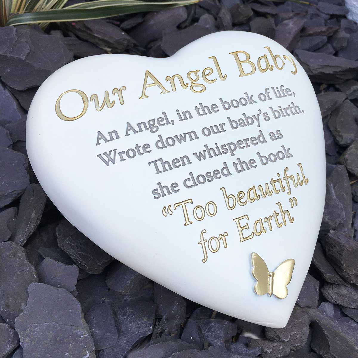 Our Angel Baby Heart Garden Memorial