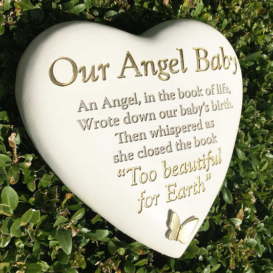 Our Angel Baby Heart Garden Memorial