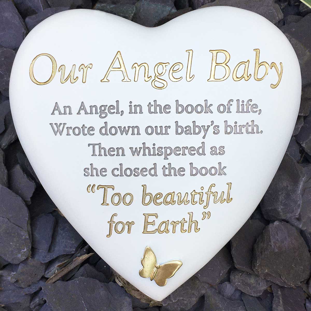 Our Angel Baby Heart Garden Memorial