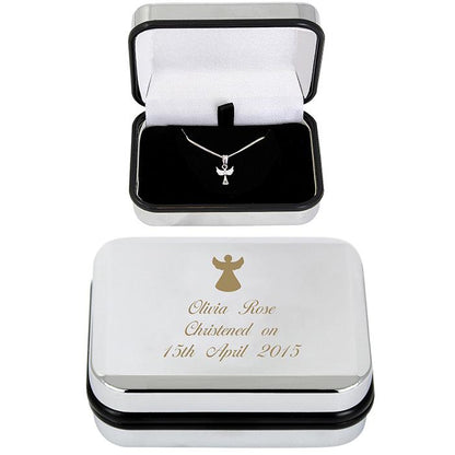 Angel Necklace in Personalised Keepsake Box