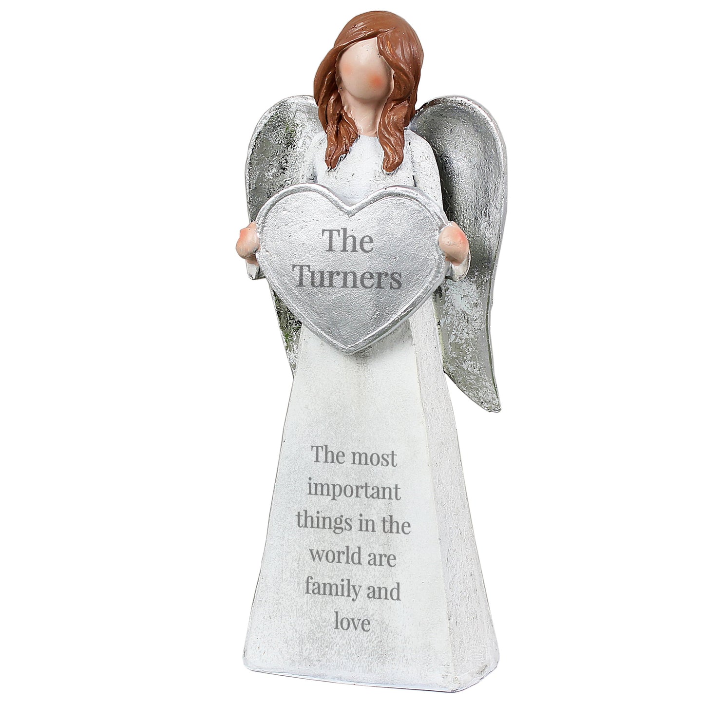 Personalised Memorial Ornament. Angel. Your Own Message.