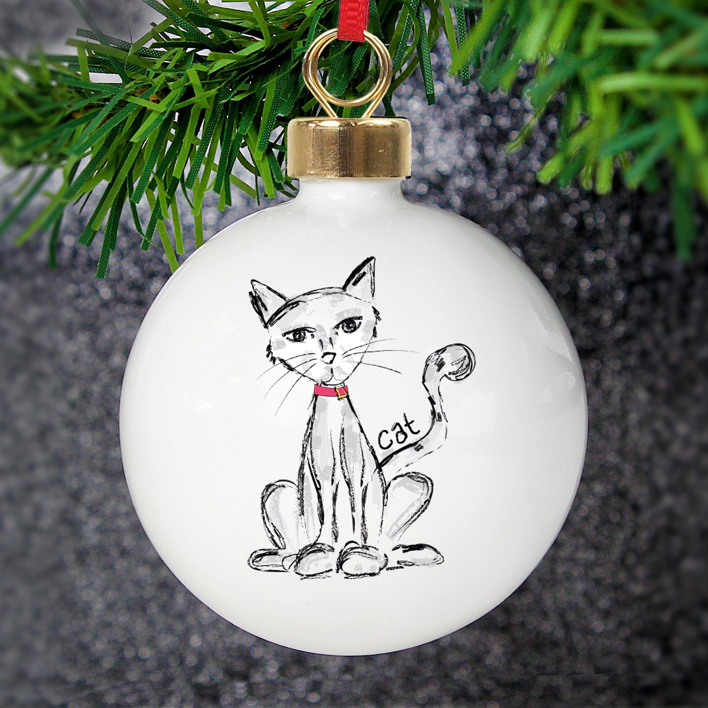 Personalised Cat Bauble