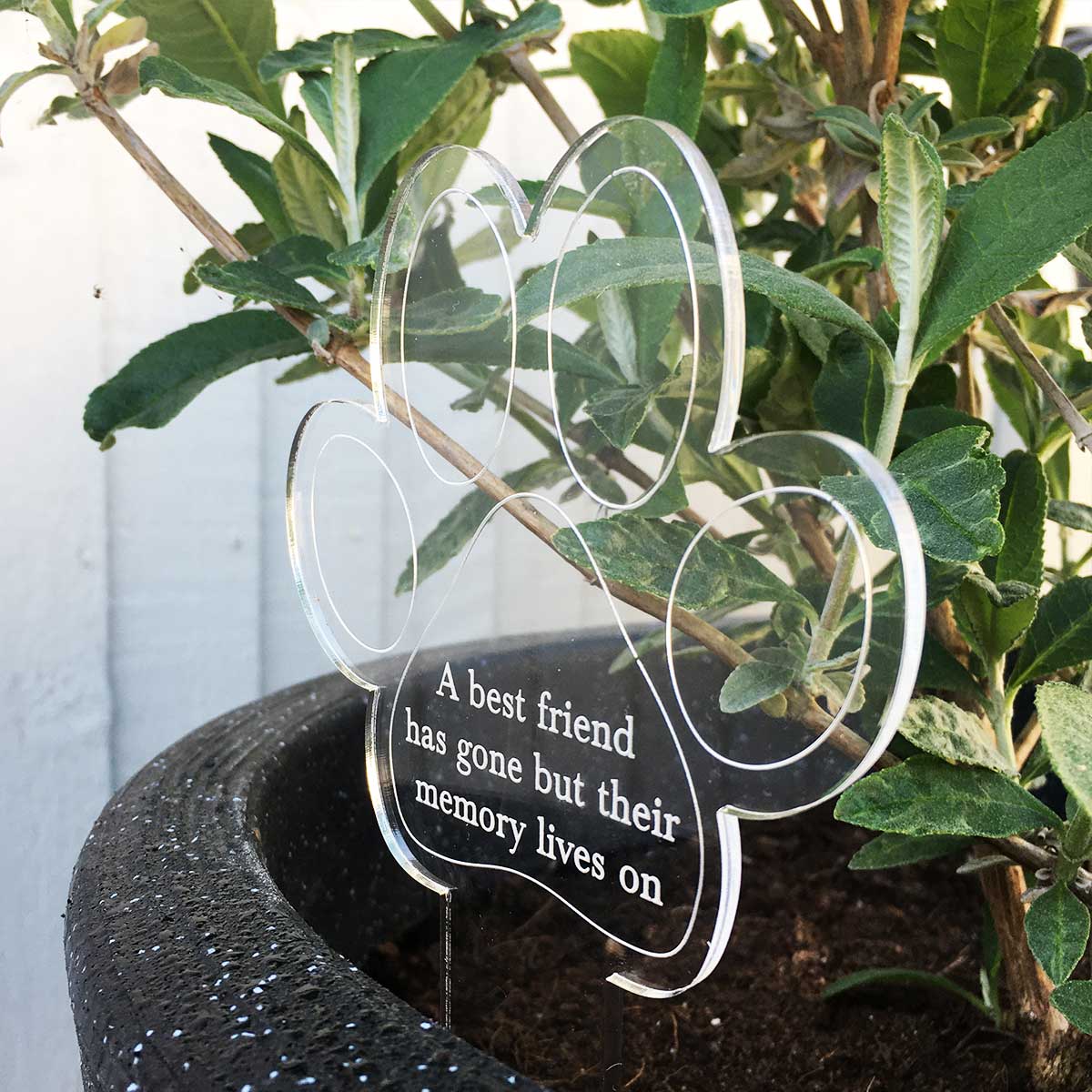 Paw Print Memorial Garden Planter