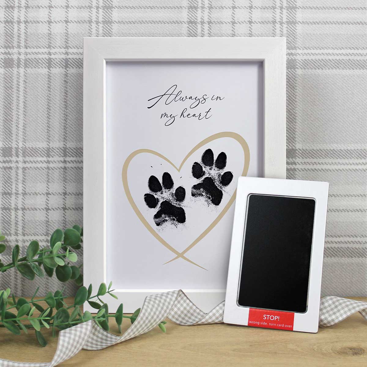 Pet paw print store memorial