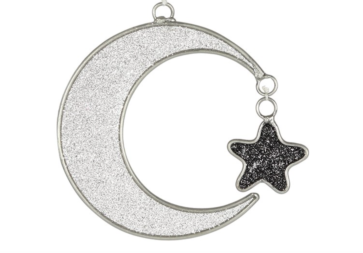 Mystical Crescent Moon Suncatcher