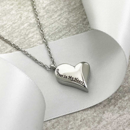 Forever In My Heart Cremation Ashes Memorial Urn Necklace