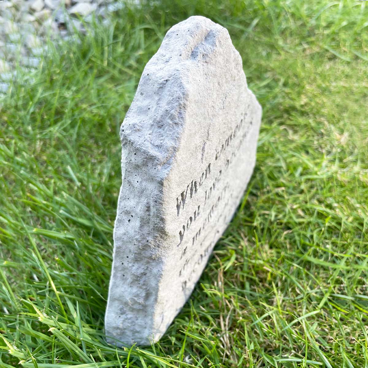 'When Someone You Love Becomes A Memory' Outdoor Memorial Stone