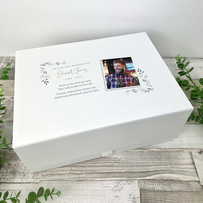 Personalised One Photo Keepsake Memory Box