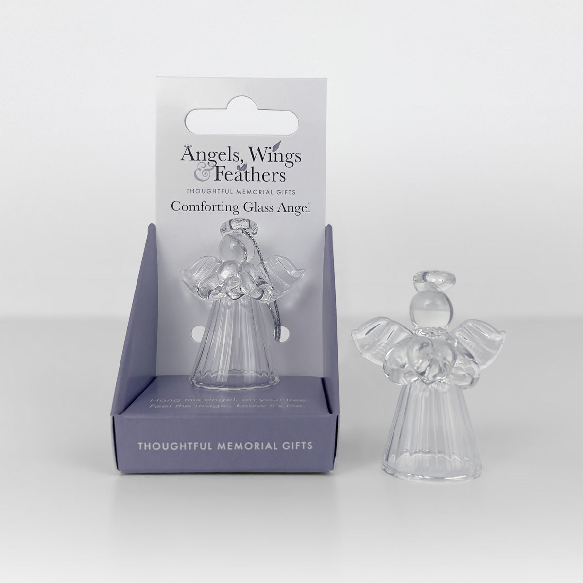 Angels, Wings & Feathers Glass Angel Hanging Ornament