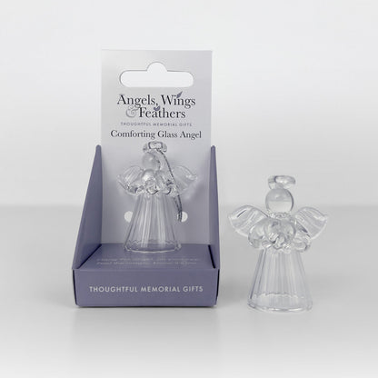 Angels, Wings & Feathers Glass Angel Hanging Ornament